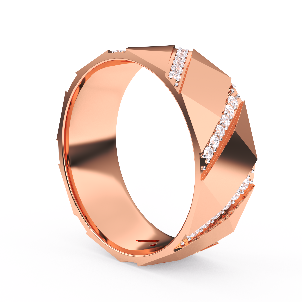 Lab Grown Diamond Wedding Wide Couple Set